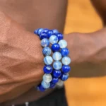 Bracelet en Agate Bleue – Image 4