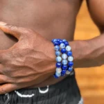 Bracelet en Agate Bleue – Image 2