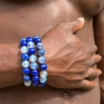 Bracelet en Agate Bleue – Image 3