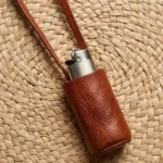 Collier Briquet en Cuir