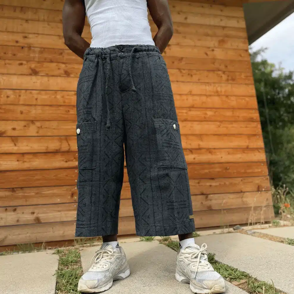 Pantalon Baggy en Bogolan