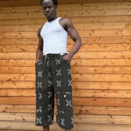 Pantalon Baggy en Bogolan