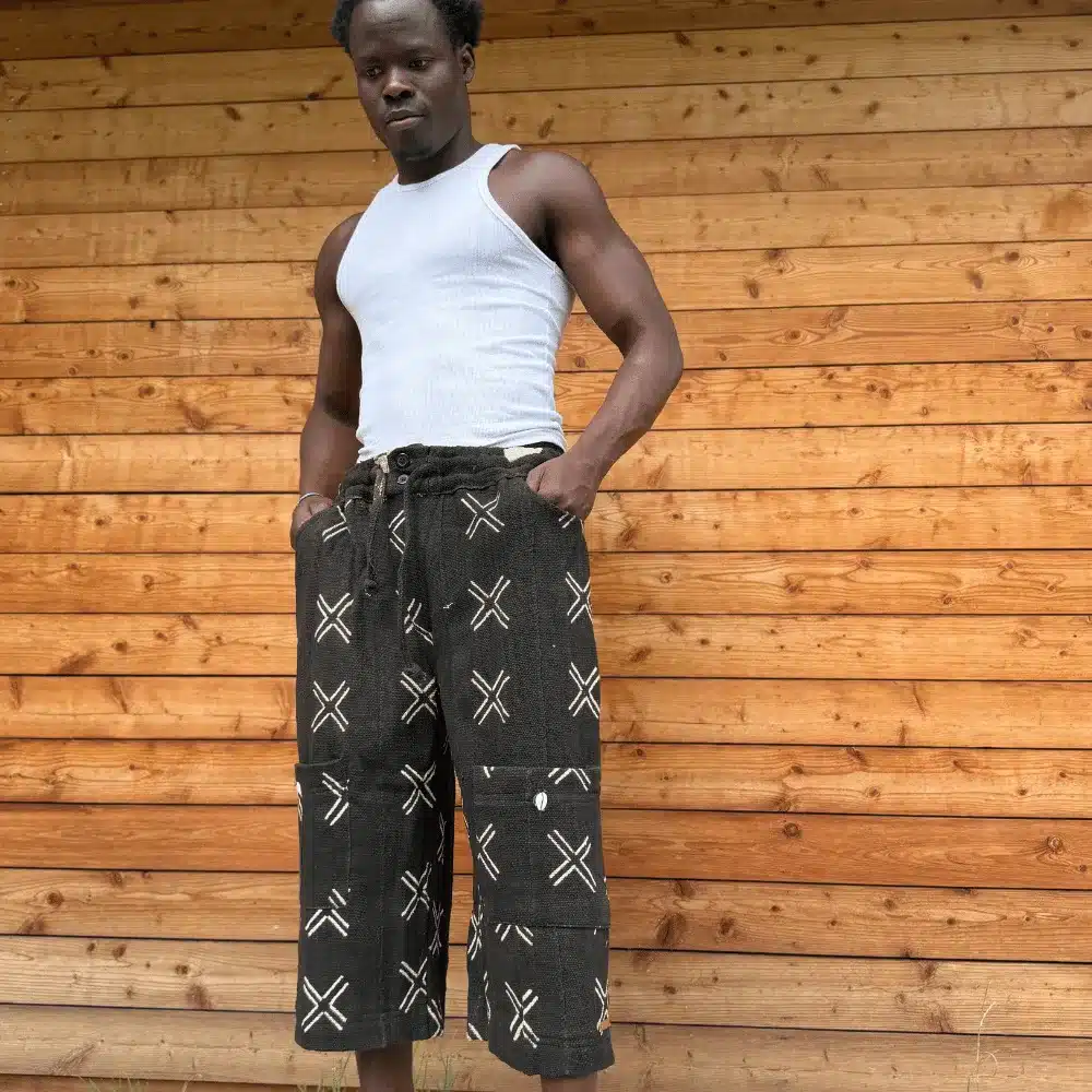 Pantalon Baggy en Bogolan