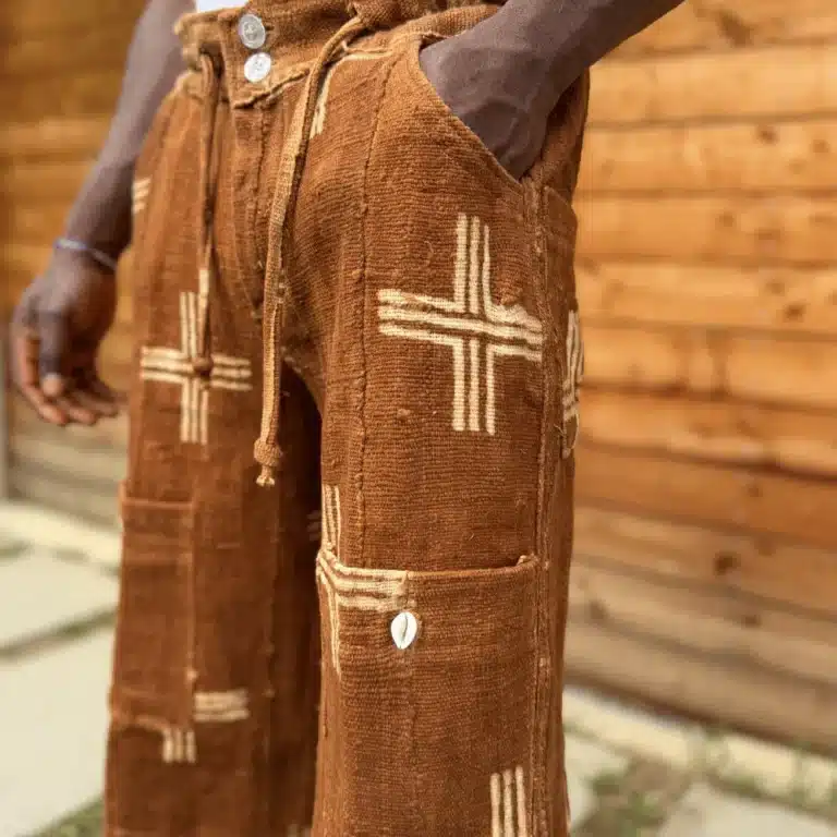 Pantalon Baggy en Bogolan