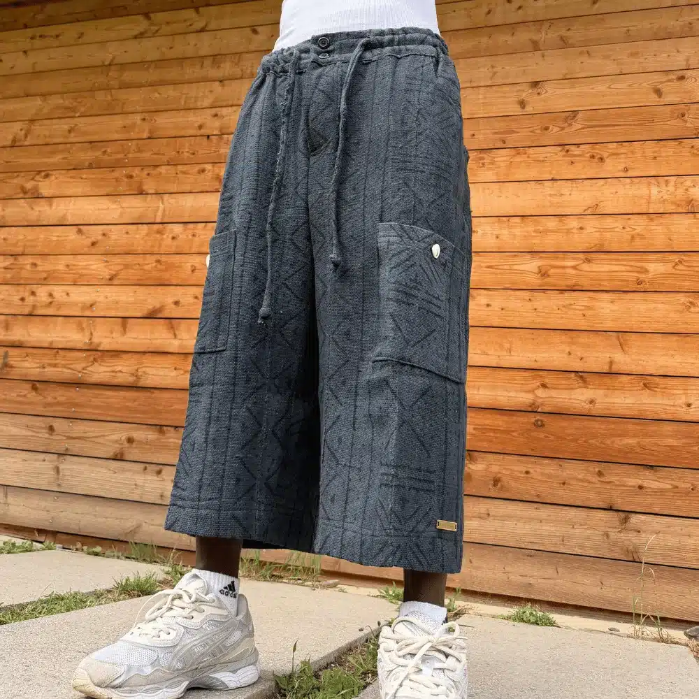 Pantalon Baggy en Bogolan