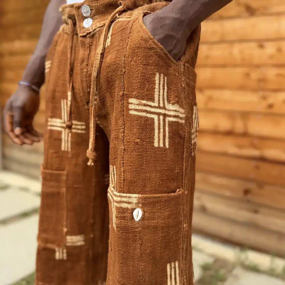 Pantalon Baggy en Bogolan