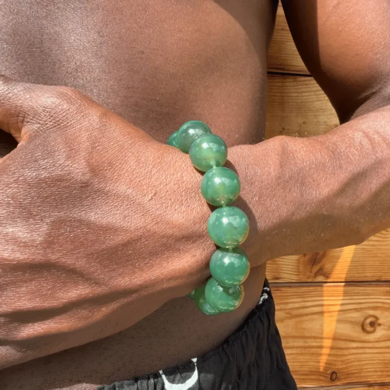 Bracelet en Apatite verte