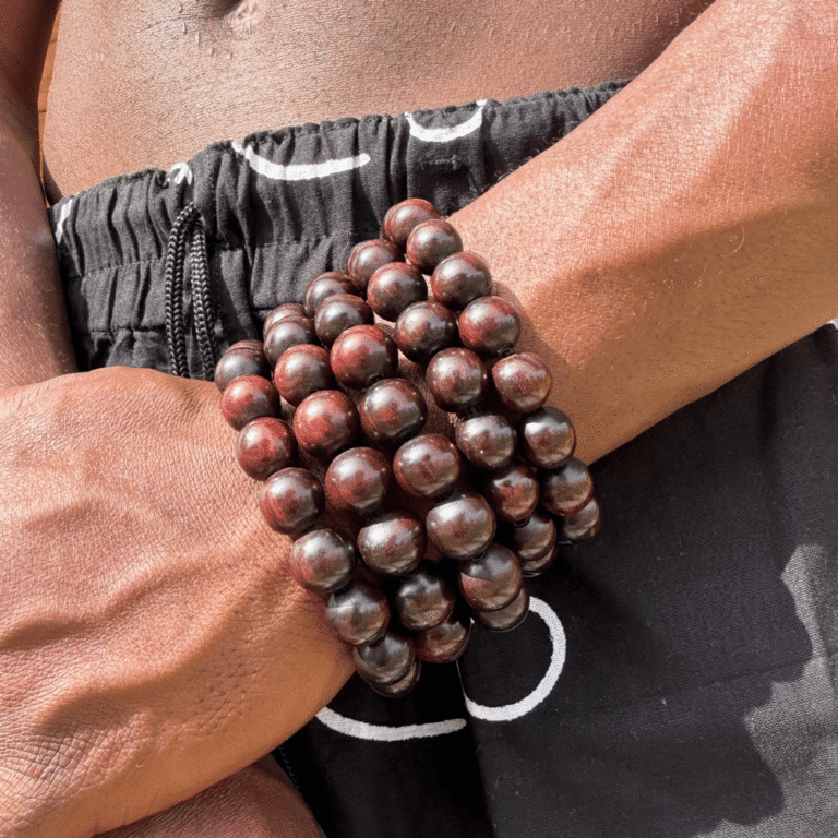 bracelet en bois de rose