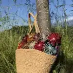 Sac de plage en raphia